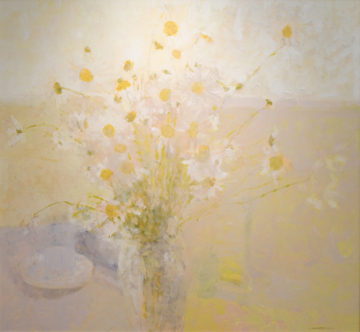Daisies in the Window, Early Morning by Annie Harris Massie at Les Yeux du Monde Gallery